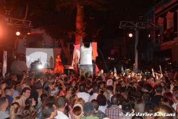 Telde se asusta con el Perro Maldito en Valsequillo (Foto Francisco Javier Santana, Acfi Press y TA)